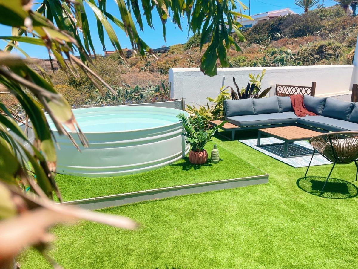 Casa Con Piscina Y Jardin Con Vistas Al Mar Villa Puerto de la Madera ภายนอก รูปภาพ